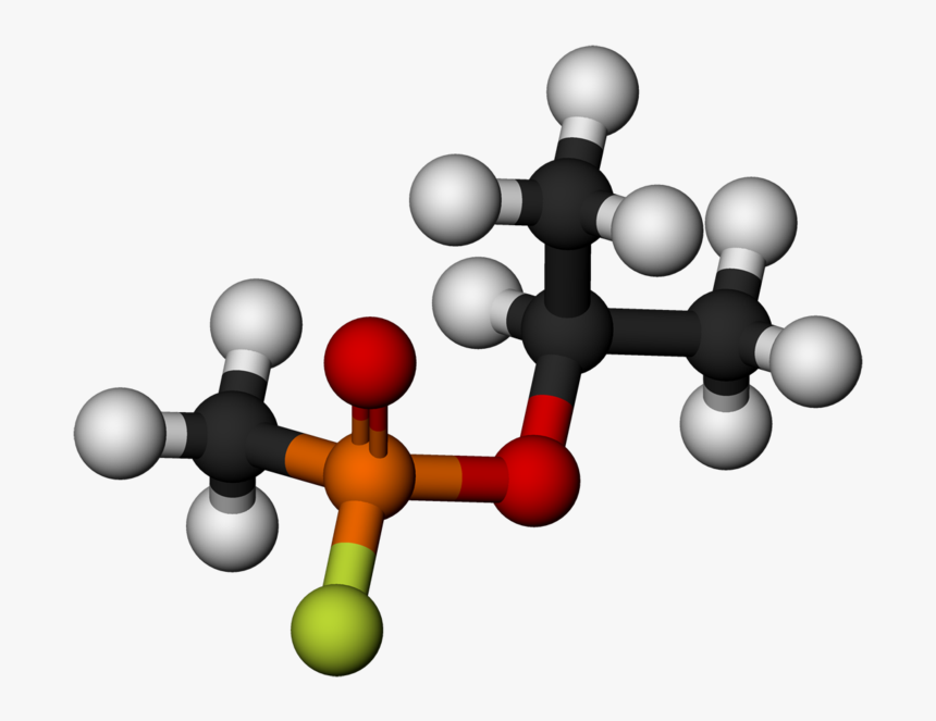 Molecule Png - Sarin Molecule, Transparent Png, Free Download
