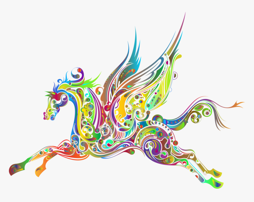 Png Library Stock Flying Horses Pegasus Art Free Commercial - Flying Horse Transparent Background, Png Download, Free Download