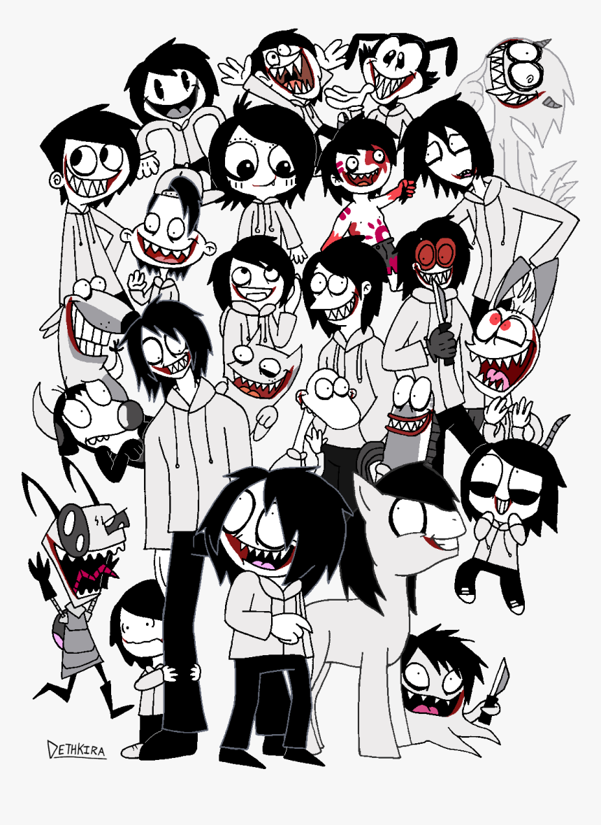 Mammal Vertebrate Cartoon Head Fictional Character - Jeff The Killer Meme, HD Png Download, Free Download