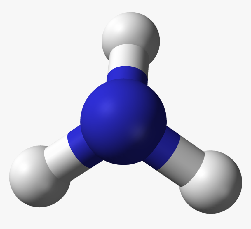 Chemistry Clip Molecule Svg Black And White Download - Ammonia Molecule Png, Transparent Png, Free Download