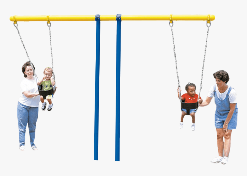 Kids Playing Swing Png, Transparent Png, Free Download