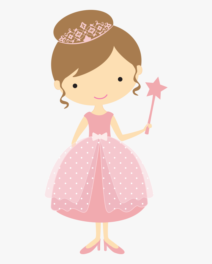 Pretty Princess Clip Art - Dibujos De Princesas Infantiles, HD Png Download, Free Download