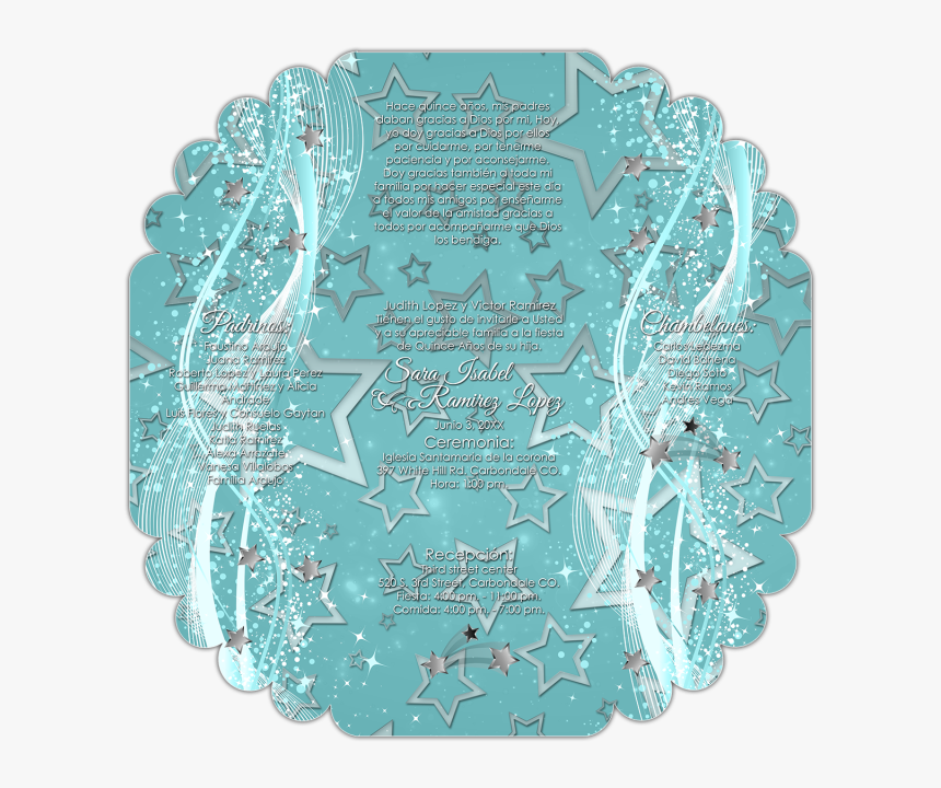 Invitaciones Para Quinceanera En Espanol Invitations - Illustration, HD Png Download, Free Download