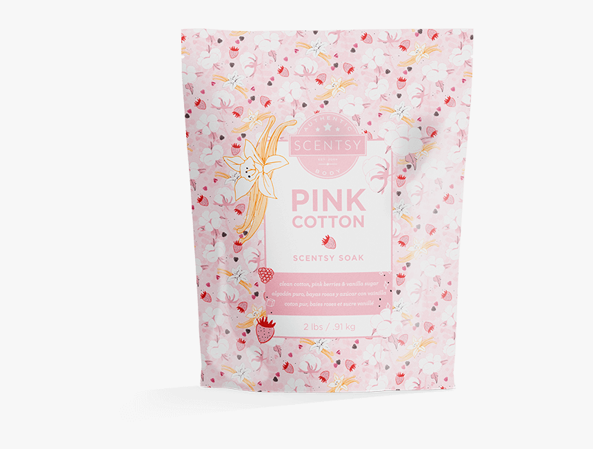 Pink Cotton Scentsy Soak, HD Png Download, Free Download