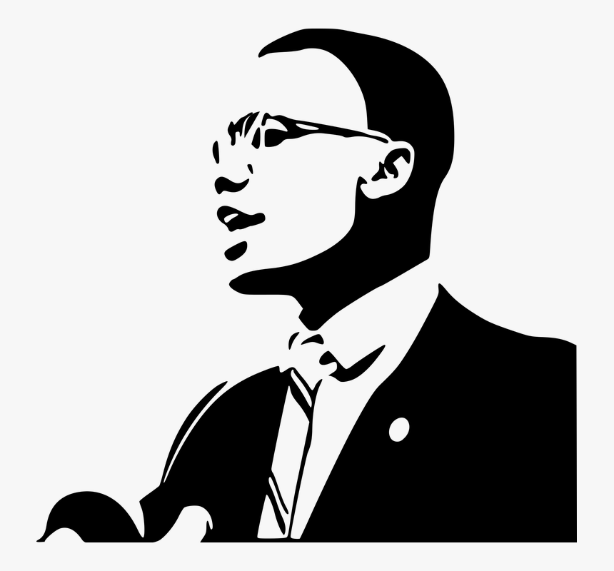 Black, Malcolm, Malcolm X, Power, Racism, Usa, X - Malcolm X Clipart, HD Png Download, Free Download