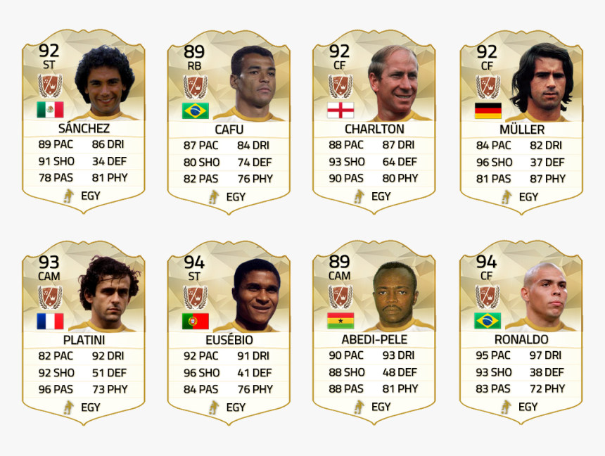 Legends Fifa 16 Cb , Png Download - Abedi Pele Fifa 16, Transparent Png, Free Download