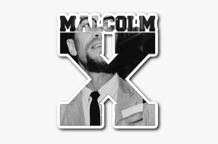 Malcolm X Cut Out Sticker - Malcolm X, HD Png Download, Free Download