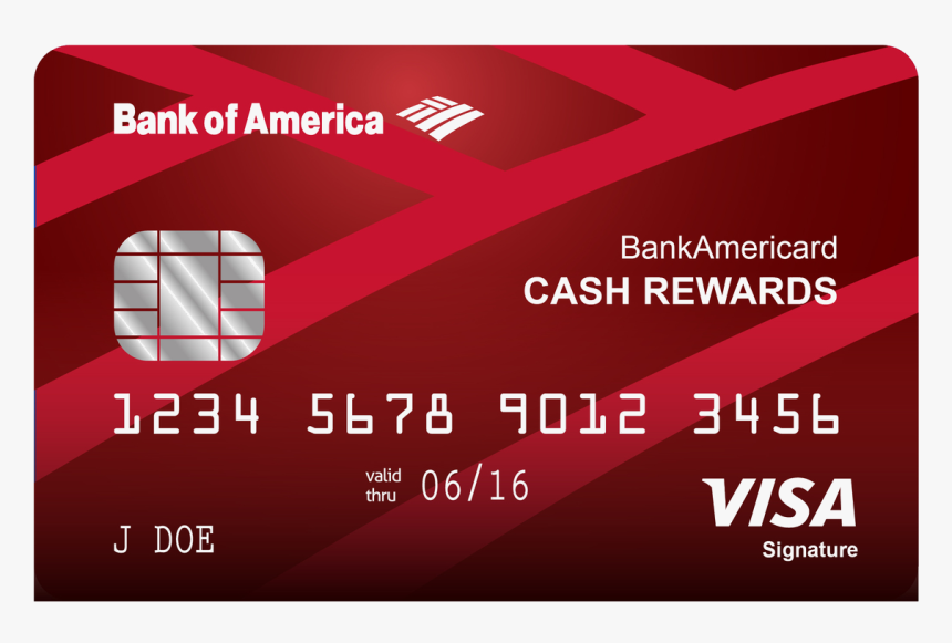 Bank Of America Cash Rewards Credit Card Review &benefits - Graphic Design, HD Png Download, Free Download