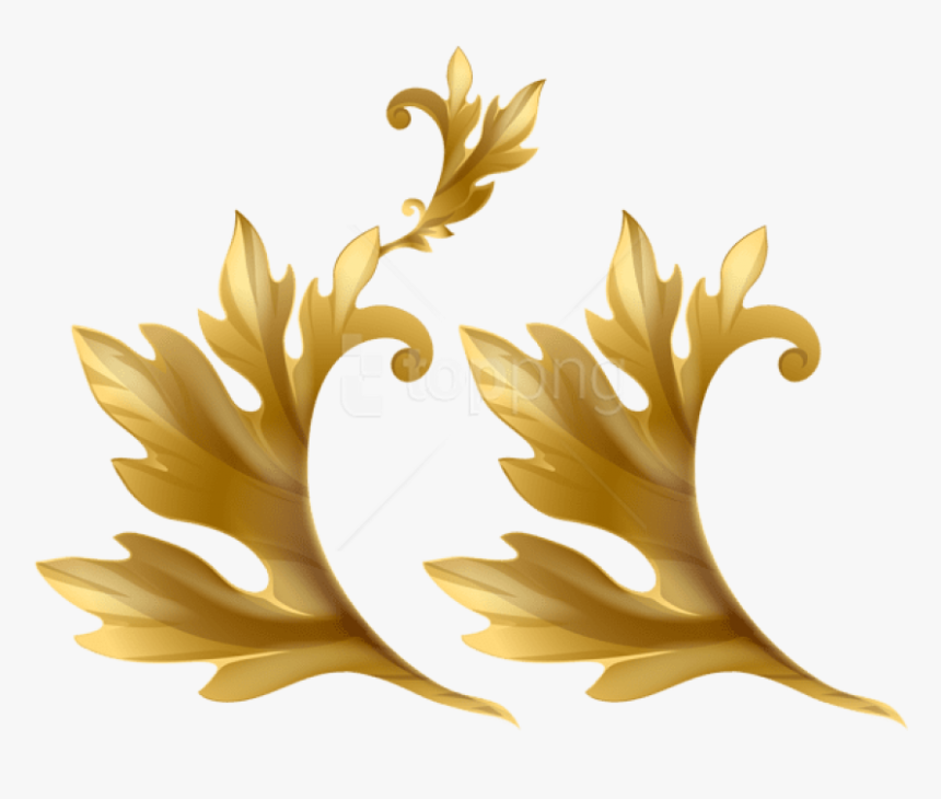 Gold Flower Clipart Png , Transparent Cartoons - Gold Flower Clipart Png, Png Download, Free Download