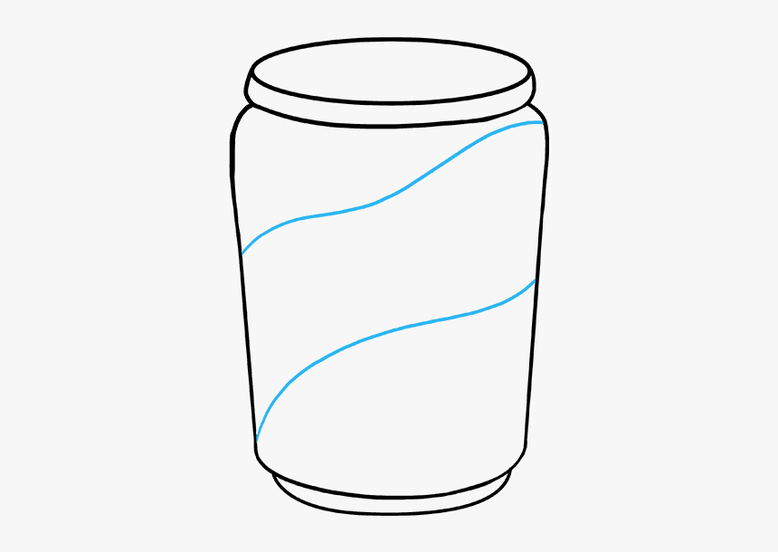 How To Draw Soda Can - Easy Can Drawing, HD Png Download, Free Download
