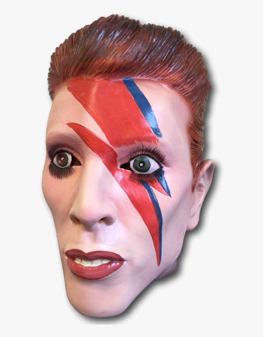 David Bowie Mask - Transparent Ziggy Stardust Png, Png Download, Free Download