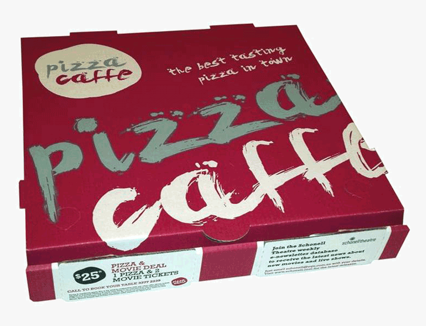 Custom Print Pizza Boxes - Pizza Box Printed, HD Png Download, Free Download