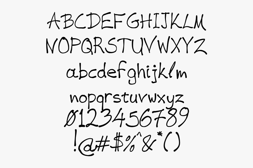 Clip Art Bullet Journal Handwriting Fonts - Font Simple Elegant, HD Png Download, Free Download