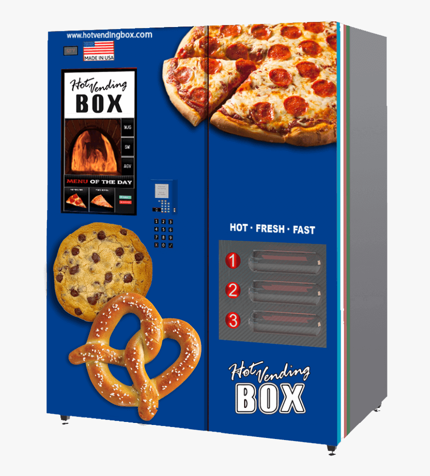 Pizza Vending Machine - 24 7 Pizza Vending Machine, HD Png Download, Free Download