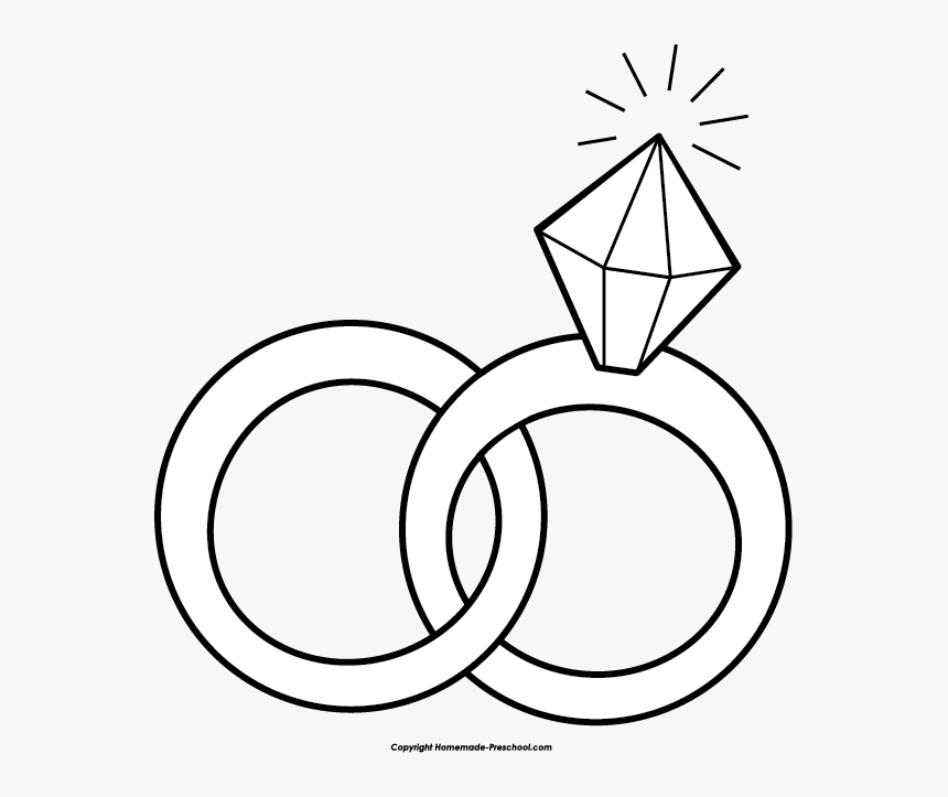 Free Wedding Rings Clipart 2 Clipartix - Clip Art Wedding Rings, HD Png Download, Free Download