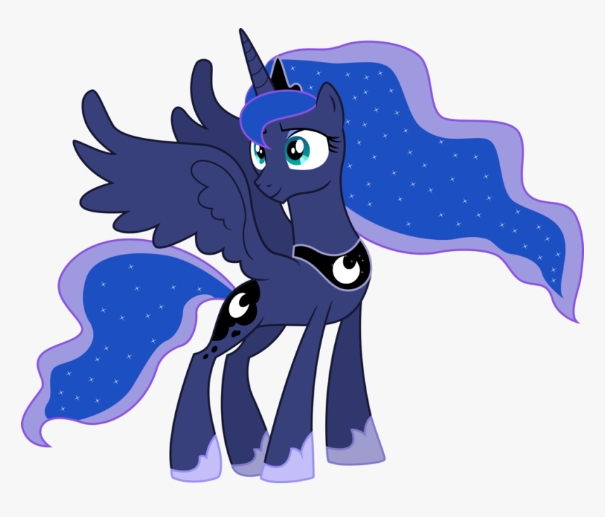 Princess Luna Princess Celestia Pony Mammal Vertebrate - My Little Pony Luna Png, Transparent Png, Free Download