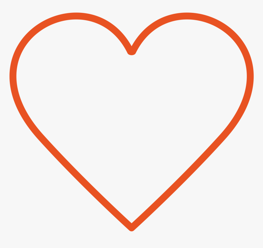 Heart Red Line Drawing, Hd Png Download , Png Download - Heart Line Drawing Red, Transparent Png, Free Download