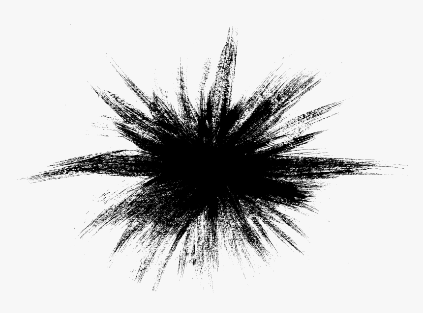 Transparent Black And White Explosion, HD Png Download, Free Download