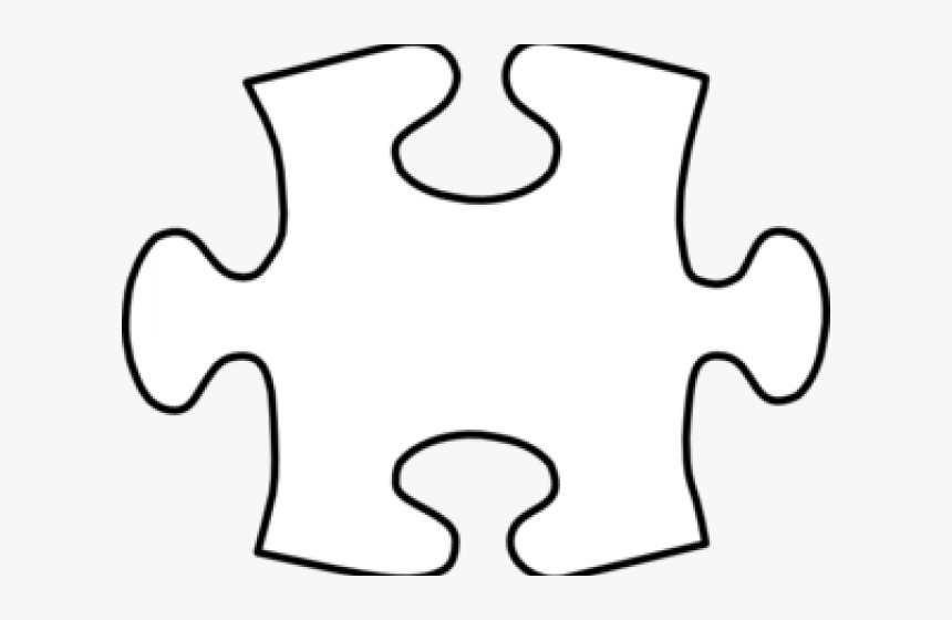 Pice Clipart Autism Puzzle - White Puzzle Piece Clip Art, HD Png Download, Free Download