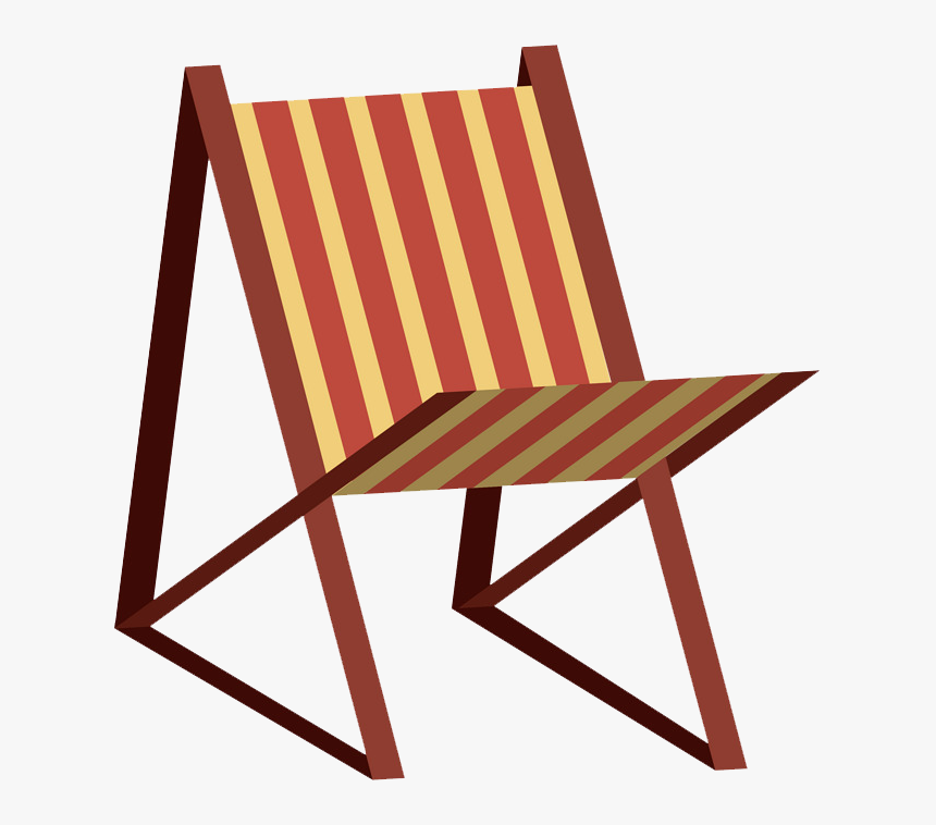 Deck Chair Png Clipart - Illustration, Transparent Png, Free Download