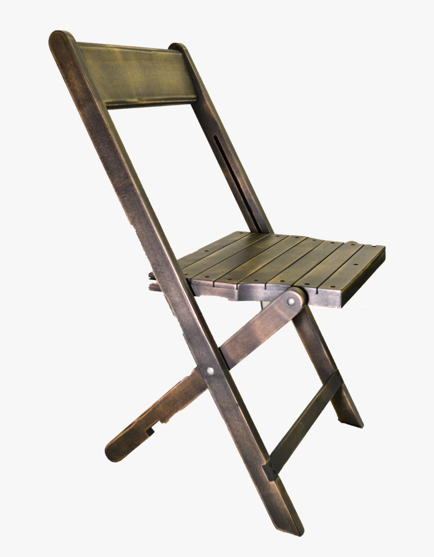 Black Washed Folding Chair - Kursi Kayu Lipat Unik, HD Png Download, Free Download