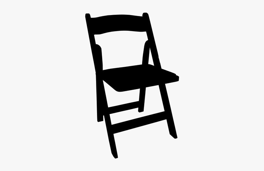 target white folding chair