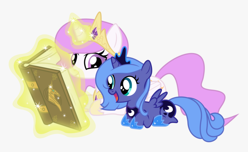 Princess Celestia Princess Luna Twilight Sparkle Rarity - Mlp Luna And Celestia Filly, HD Png Download, Free Download