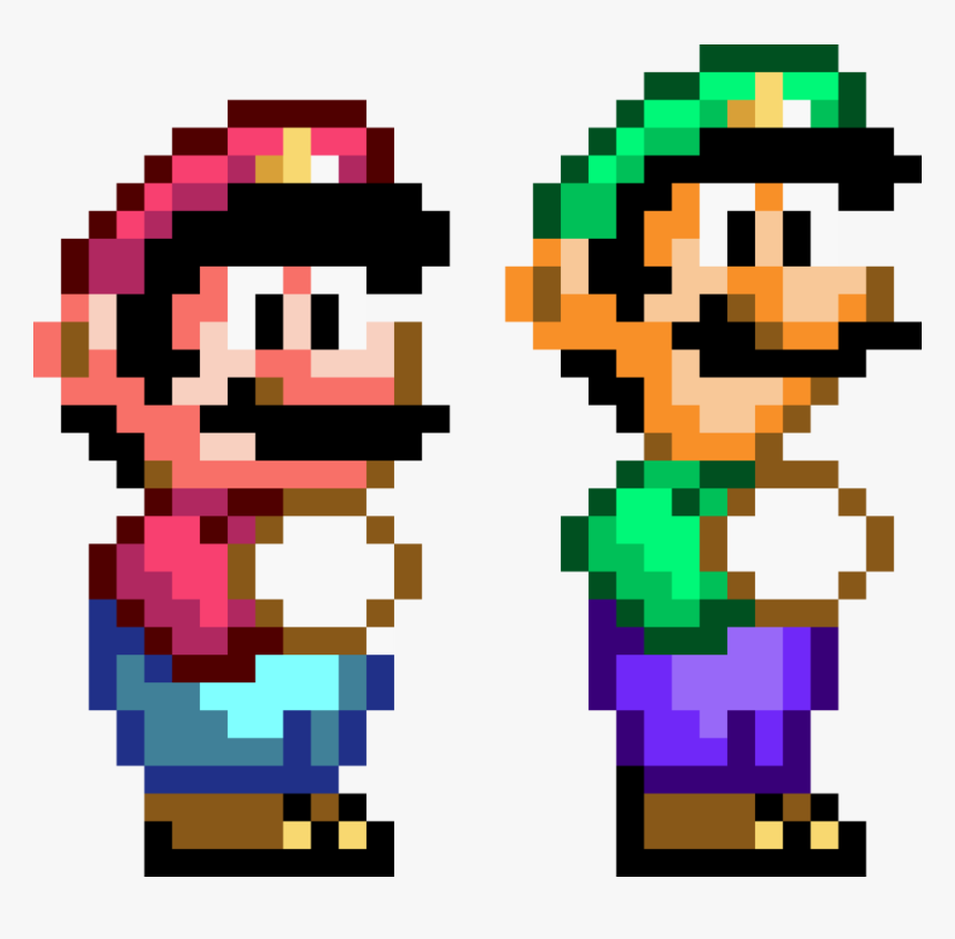 16 Bit Mario Png - Mario From Super Mario World, Transparent Png, Free Download