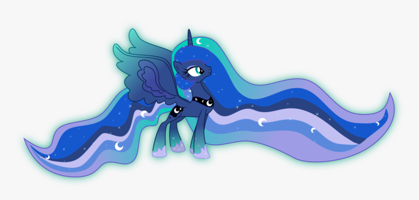 Princess Luna Princess Celestia Rarity Blue Mammal - My Little Pony Princess Luna Rainbow Power, HD Png Download, Free Download