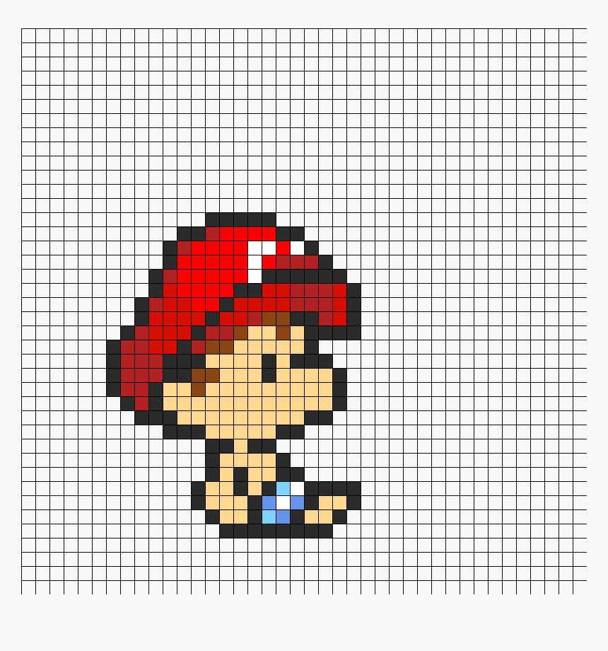 Baby Mario Perler Bead Pattern, HD Png Download, Free Download