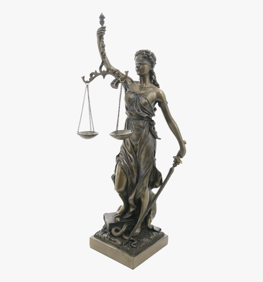 Lady Justice Statue - Statue Of Blind Lady Justice, HD Png Download, Free Download