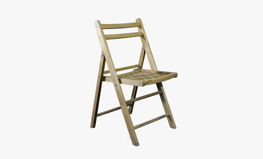 Wood Folding Chair - Folding Chair, HD Png Download, Free Download