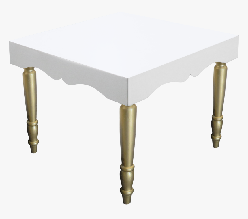 Avalon Chic Square Gold Dining Table - Coffee Table, HD Png Download, Free Download