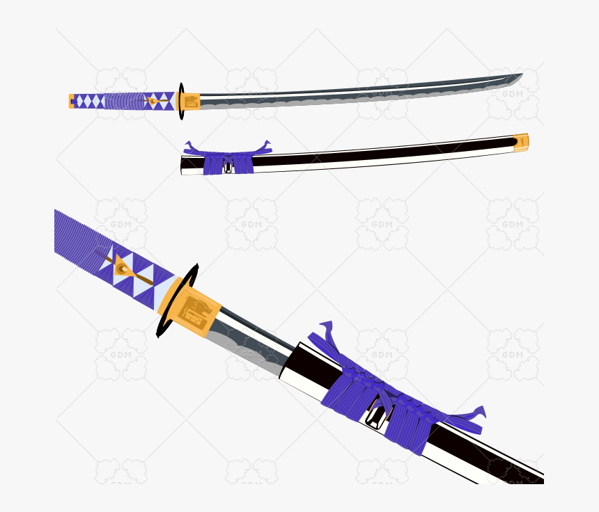 2d Katana Sprite, HD Png Download, Free Download