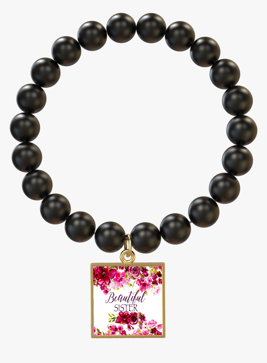 Black Beads Necklace, HD Png Download, Free Download
