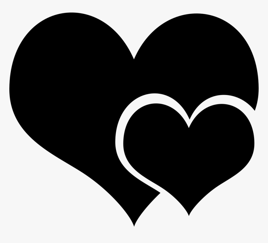 The Two Of Hearts - Romantic Icon Png, Transparent Png, Free Download