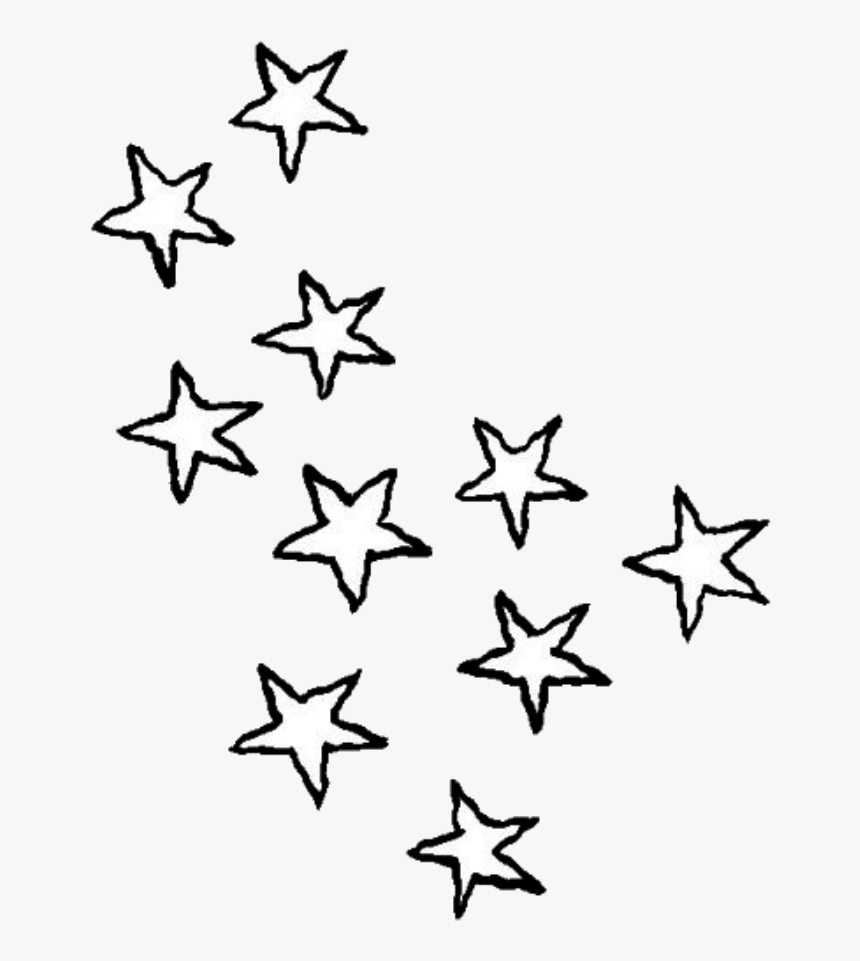 #star #cute #png #overlay - White Transparent Stars Clipart, Png Download, Free Download