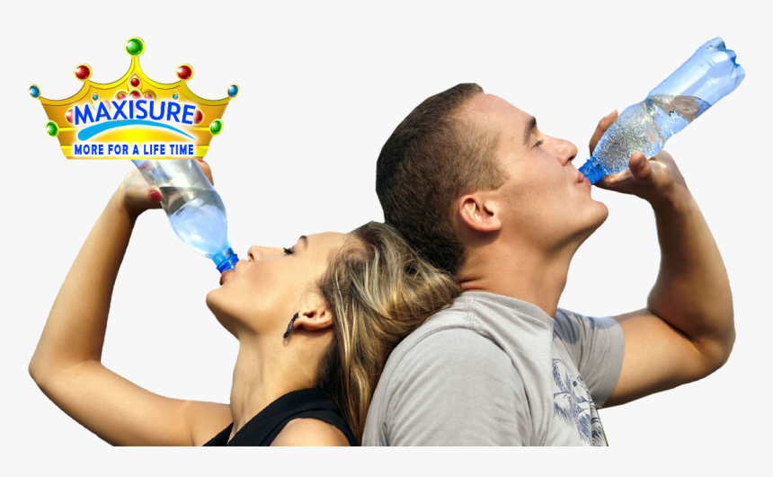 People Drinking Plastic Bottle , Png Download - We Drink Water Every Day, Transparent Png, Free Download