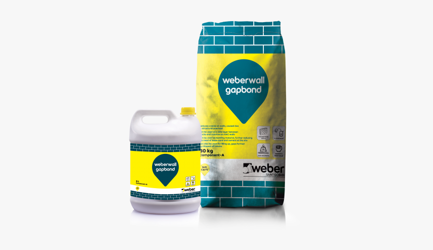 Bonding Agent-weberwall Gapbond - Saint Gobain Weber, HD Png Download, Free Download