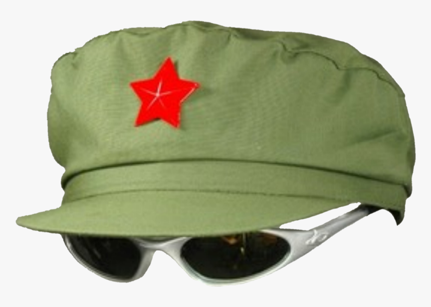 #vintage #radicalleft #hat #sunglasses #mao #chinese - Mao Cap, HD Png Download, Free Download