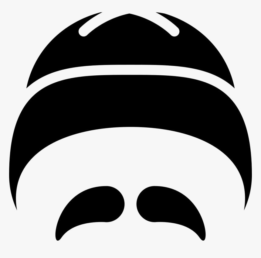 Chinese Hat And Moustache - Mustache Chinese Png, Transparent Png, Free Download
