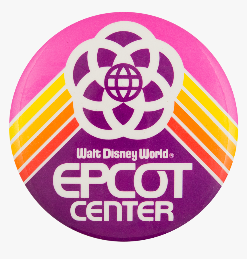 Epcot Center Pink Entertainment Button Museum - Epcot Center Logo, HD Png Download, Free Download