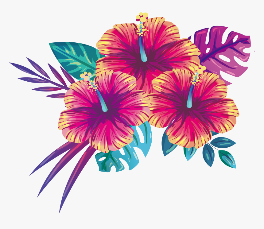 Summer Flowers Blooming Free Clipart Hq Clipart - Summer Flowers Png, Transparent Png, Free Download