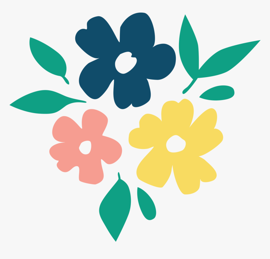 Transparent Summer Flowers Png - Flower Svg Cut File, Png Download ...