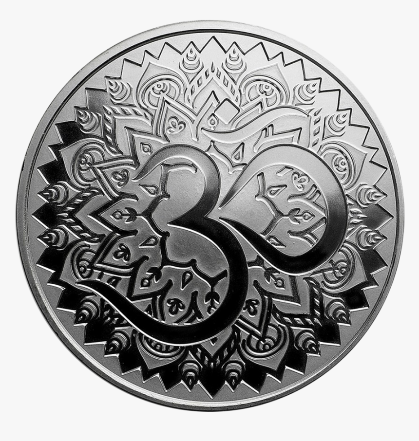 This 2017 Aum 1oz Silver Shield Round Is The Newest - Coin, HD Png Download, Free Download