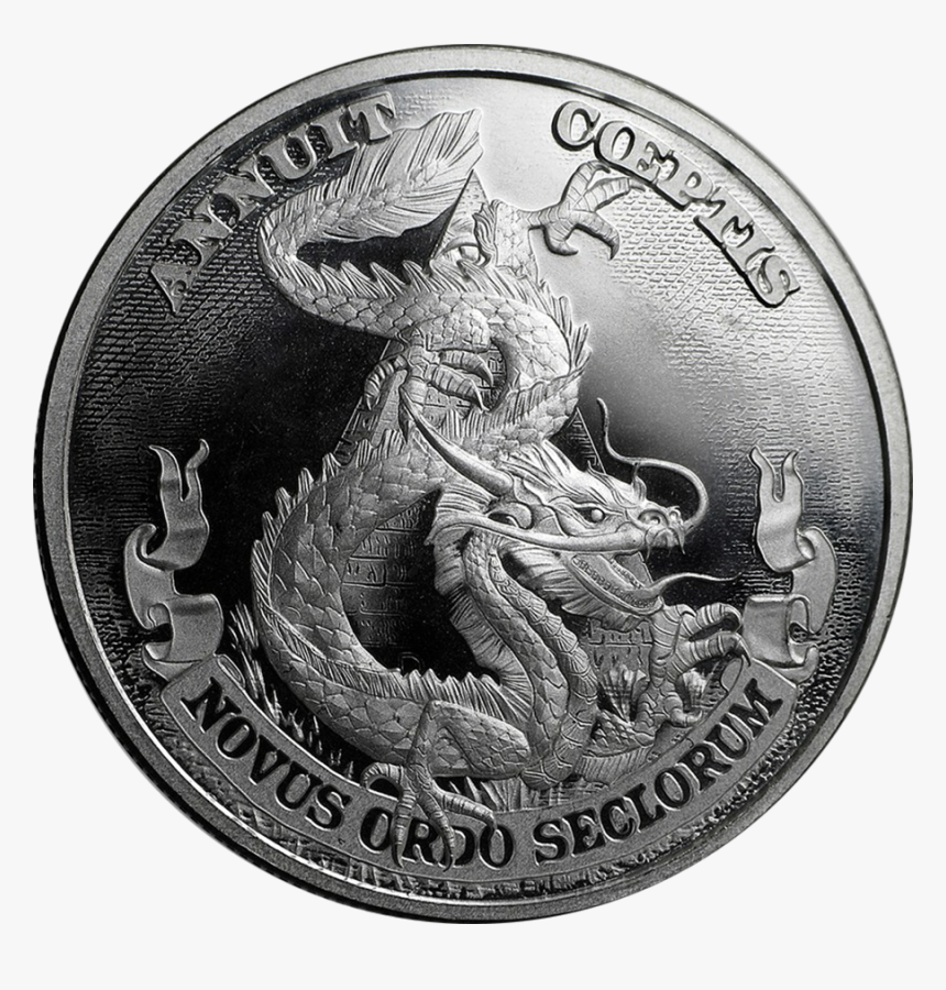 2017 Death Of The Dollar Dragon 1oz Silver Coin, HD Png Download, Free Download