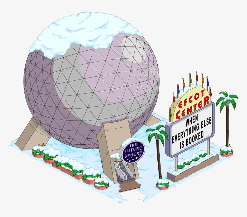 Simpsons Epcot, HD Png Download, Free Download