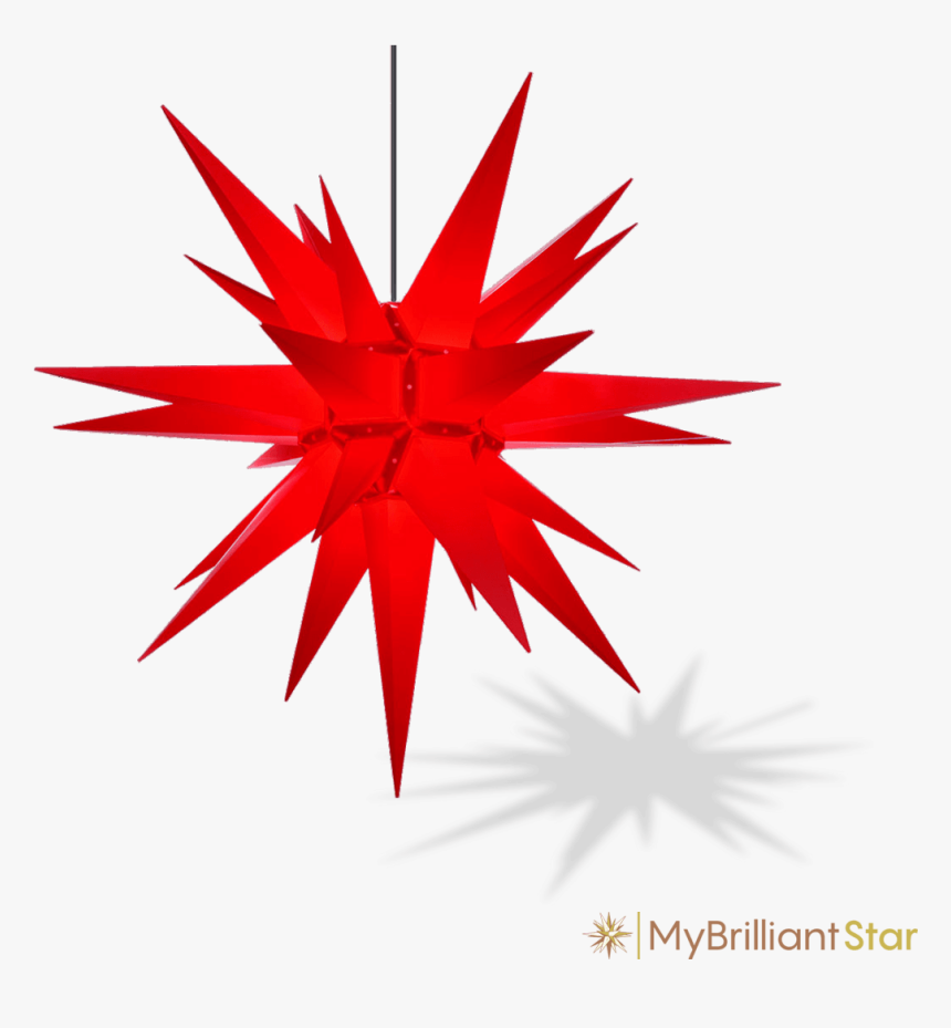 Original Herrnhut Plastic Star, Red, ~ 130 Cm / 51 - Herrnhuter Sterne, HD Png Download, Free Download
