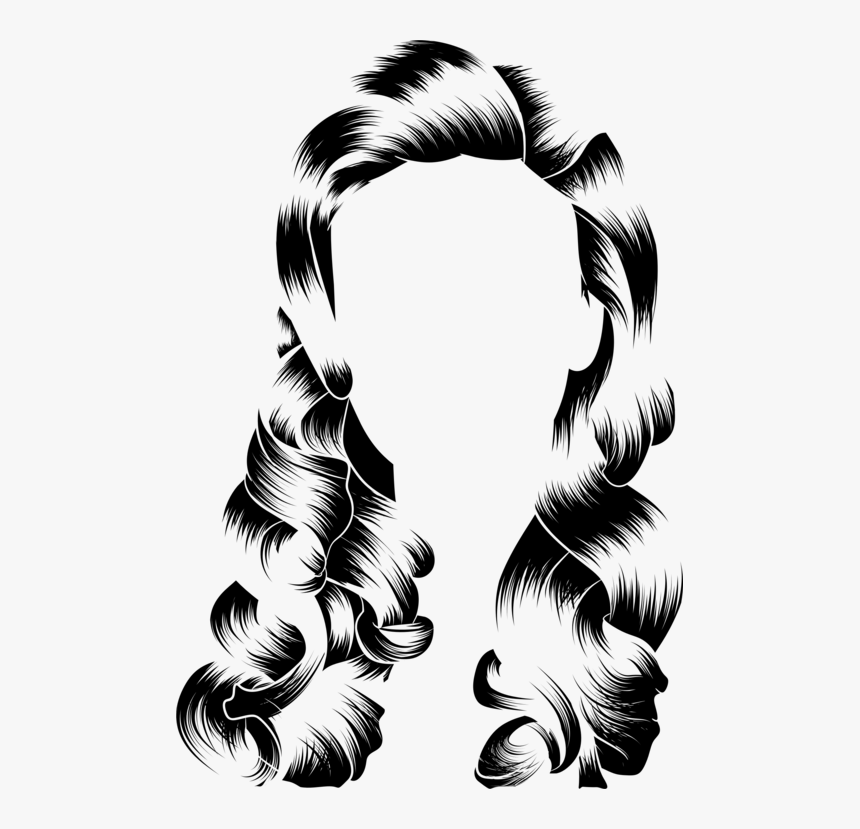 Hairstyle,fashion Accessory,black Hair - Illustration, HD Png Download, Free Download