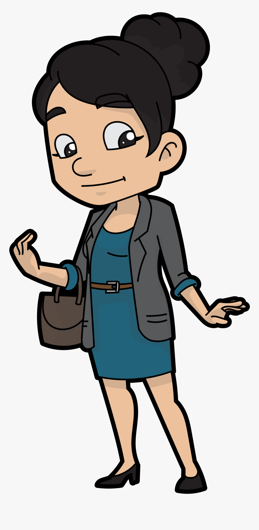 50 Year Old Woman Cartoon, HD Png Download, Free Download